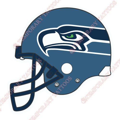 Seattle Seahawks Customize Temporary Tattoos Stickers NO.760